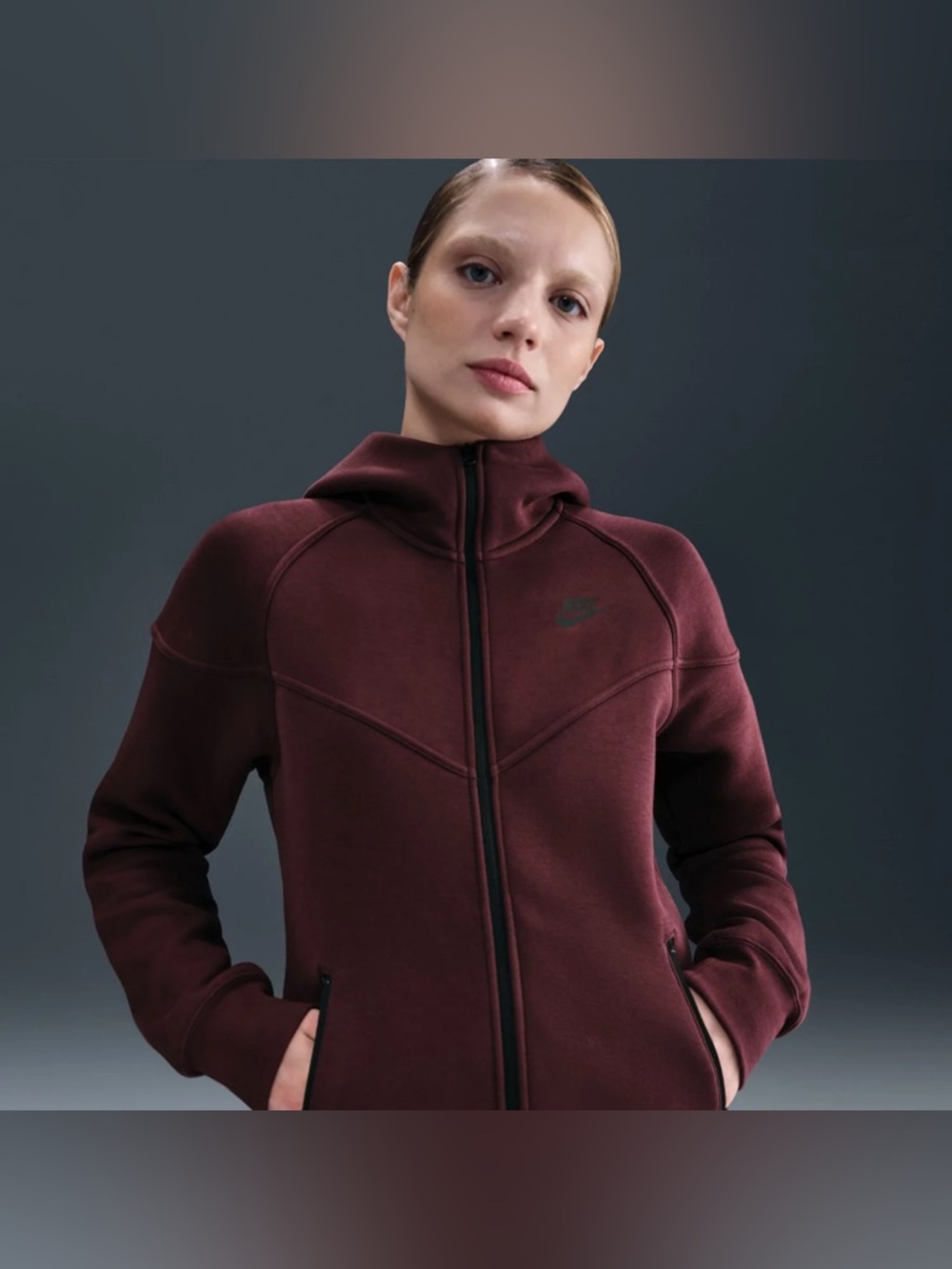 *NEW* Size Small Nike Women's Sportswear Tech Fleece Windrunner Full-Zip Hoodie